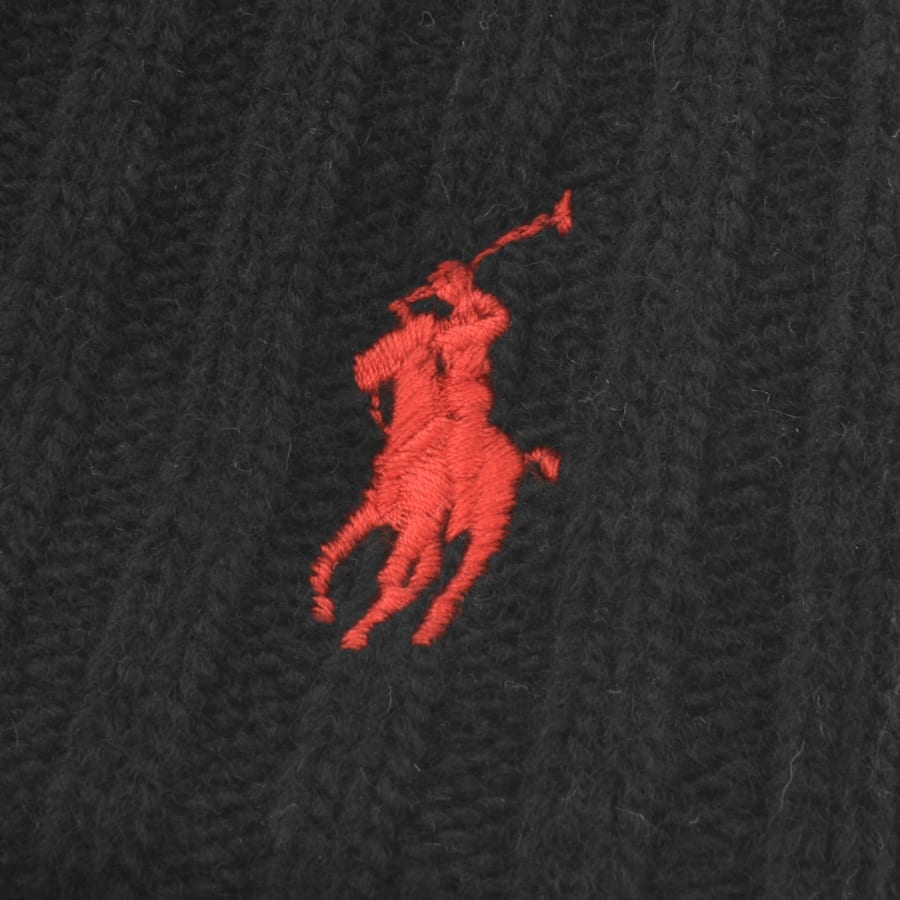 Ralph lauren hat black and red sale